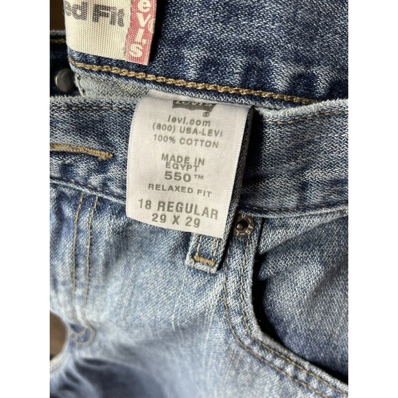 Levi’s 550 Womens Jeans Relaxed Fit 18 Reg Act (29x27) Medium Wash - Picture 3 of 7